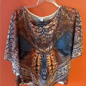Exotic Patterned Women's Blouse